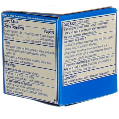 Tubo práctico de Vicks Vaporub de 1.76 oz.