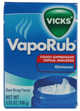 Vicks VapoRub: ungüento en bote, textura suave para aplicar con facilidad.