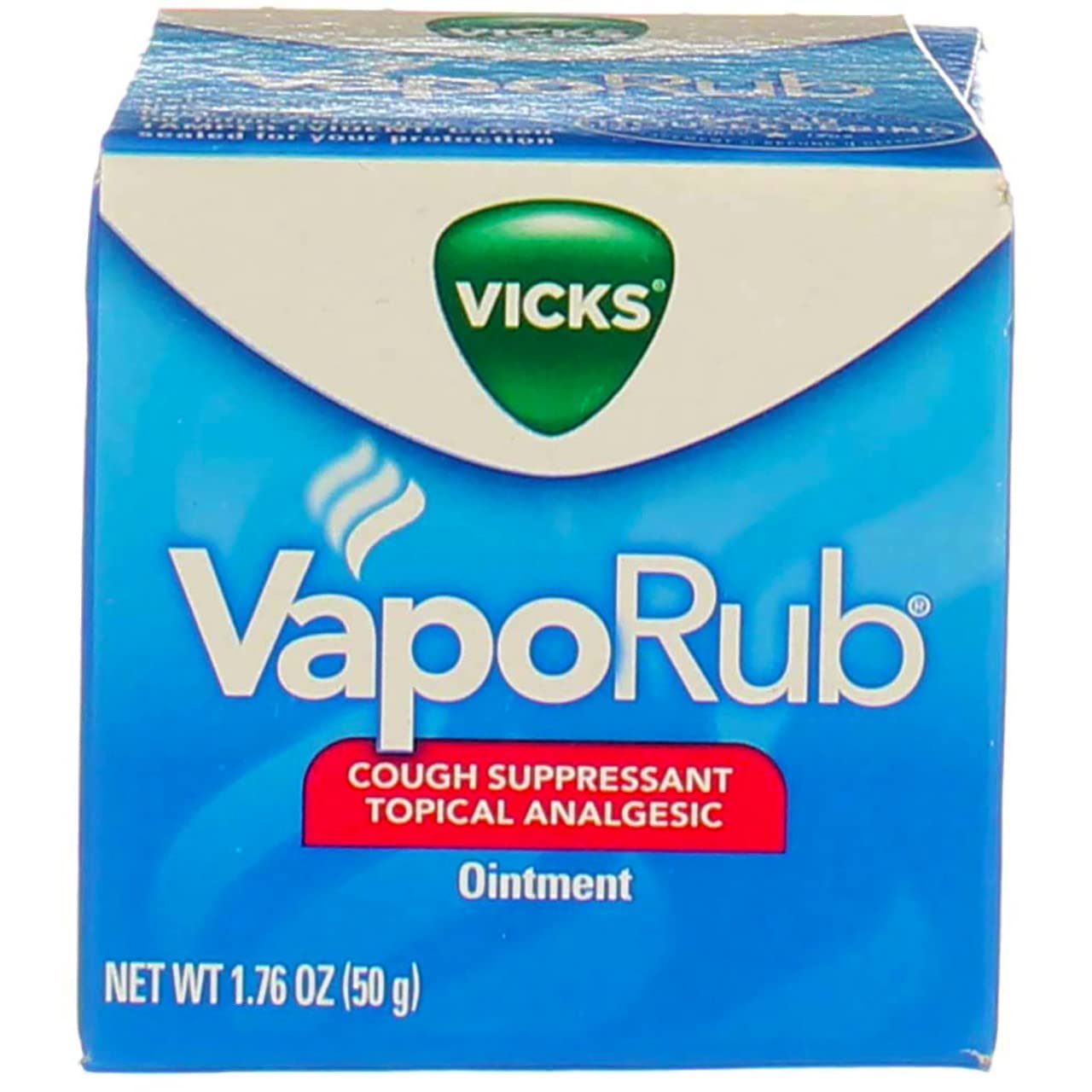 Vicks Vaporub ungüento para cuello, confort y respiración mejorada.