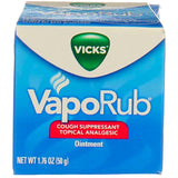 Vicks Vaporub ungüento para cuello, confort y respiración mejorada.