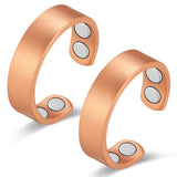 Vicmag, anillo cobre magnético para mujer, ideal para uso diario elegante.