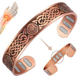 Vicmag brazalete de cobre con 9 imanes para uso diario con estilo.
