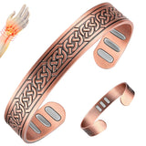Brazalete Vicmag de cobre con diseño arbol de la vida para estilo diario