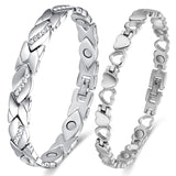 Vicmag brazalete magnético para mujer, titanio ligero y cómodo.