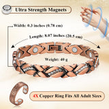 Vicmag cobre puro 99-9, pulsera resistente para uso diario