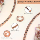 Vicmag conjunto collar y anillo sobrio y elegante para cualquier ocasión.