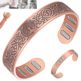 Pulsera Vicmag para hombre con 9 imanes y diseño Árbol de la Vida.