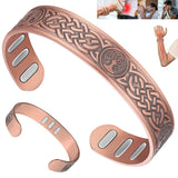 Vicmag pulsera de cobre para hombre con imanes de 5000 gauss, uso diario