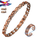 Vicmag pulsera magnética de cobre con diseño elegante para uso diario.
