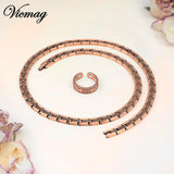 Vicmag set regalo collar-anillo exclusivo, ideal para sorprender.