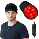 Gorra LED Viconor para crecimiento capilar, vista frontal, uso diario cómodo.