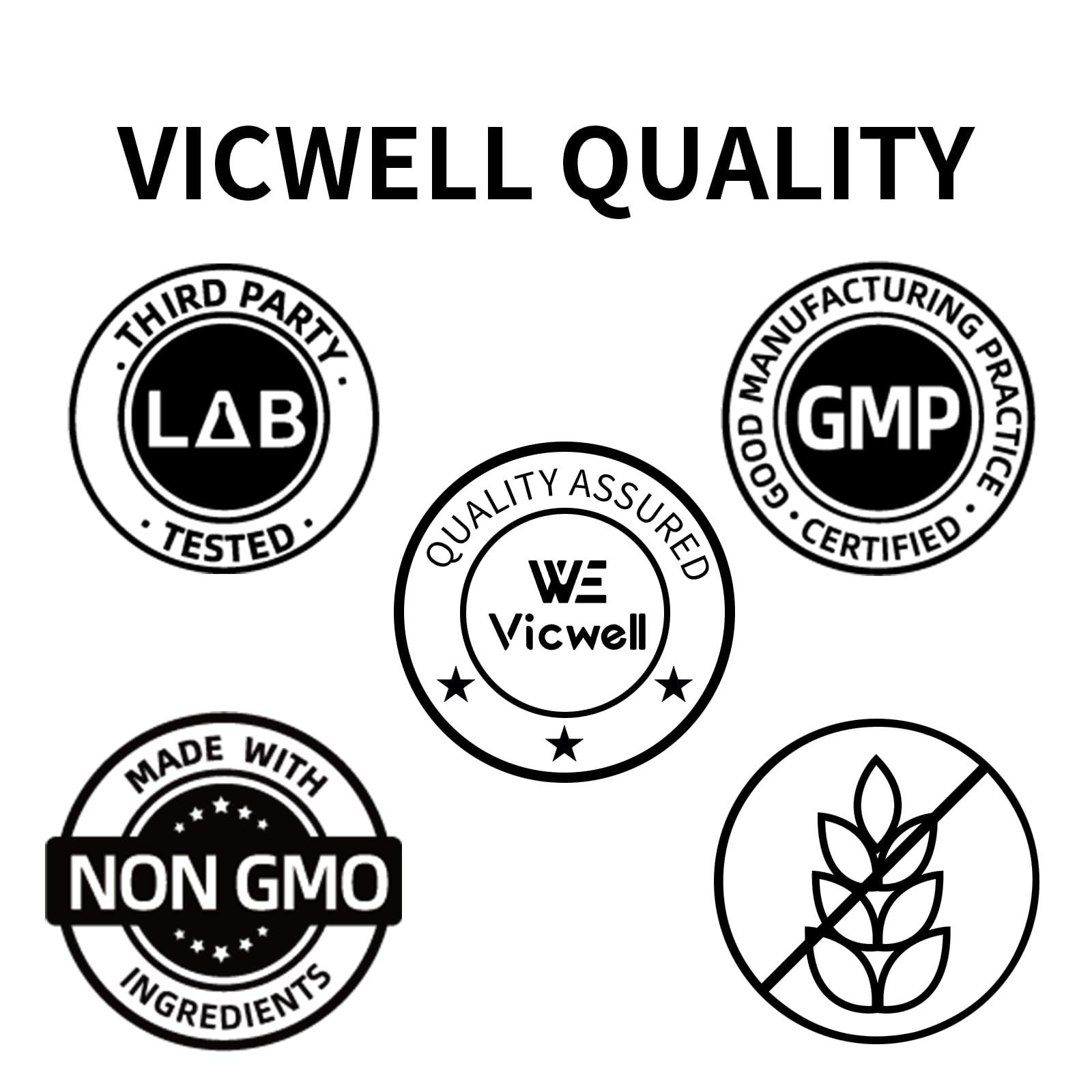 Vicwell CLA 3000mg Softgels, absorción eficiente: cápsulas fáciles de tragar y aprovechar.