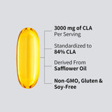 Vicwell CLA 3000mg Softgels, envase 90 cápsulas: presentación práctica para meses.
