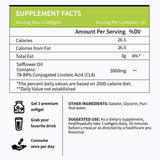 Vicwell CLA 3000mg Softgels, ingredientes naturales: opción simple y limpia.