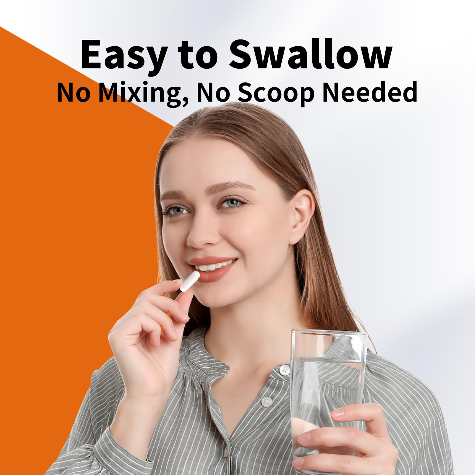Envase compacto de Vicwell, ideal para entrenamientos fuera de casa.