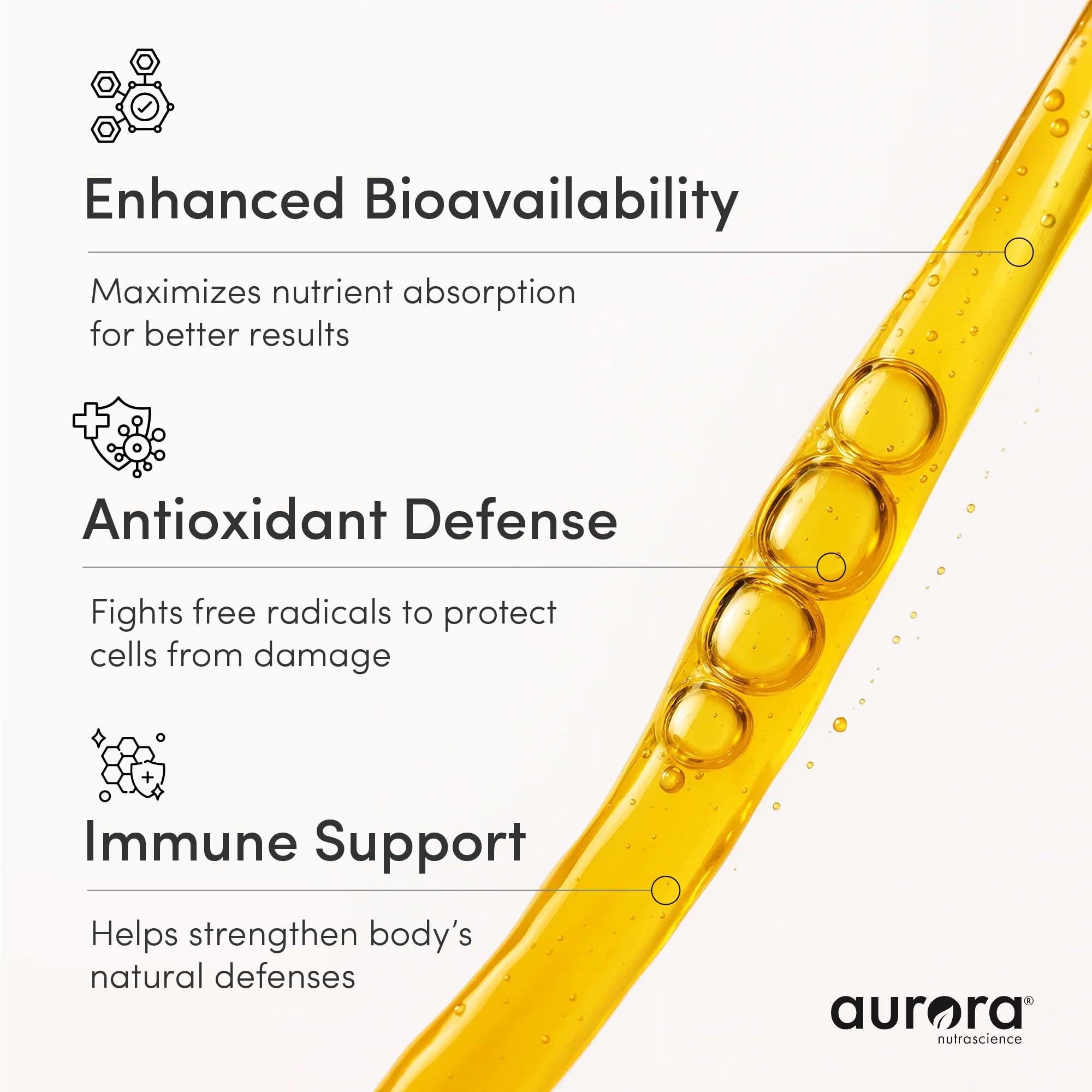 Vida Lifescience Aurora Nutrascience sabor naranja natural, fácil de consumir