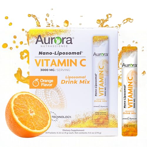 Vida Lifescience Aurora Sobres individuales de naranja, prácticos para viaje