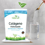 Vidanat batido o café con polvo neutro, mezcla suave sin sabor.