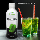 Vidanat Clorofila Líquida: preparación rápida para apoyar digestión y equilibrio.