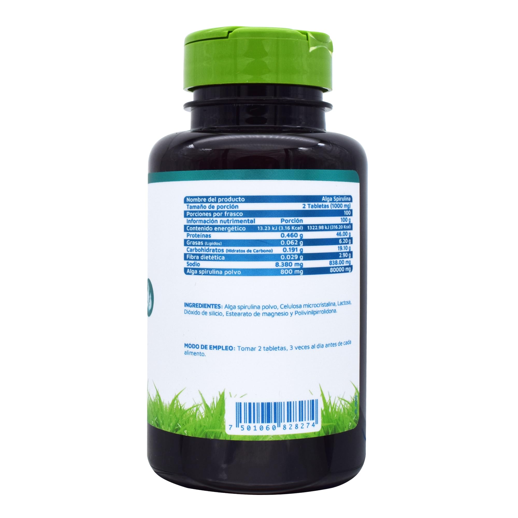Vidanat Spirulina: tableta verde para detoxificación suave del cuerpo.