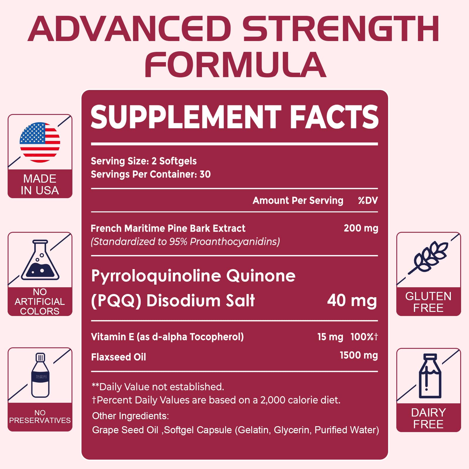 Vitamina E 15 mg en Vigorizar Pycnogeno: aporte antioxidante diario.