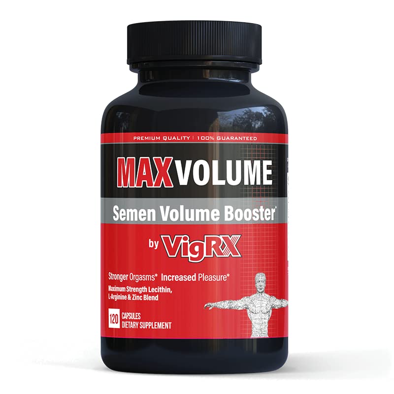 VigRX Max Volume: botella de cápsulas lista para uso diario y bienestar íntimo.