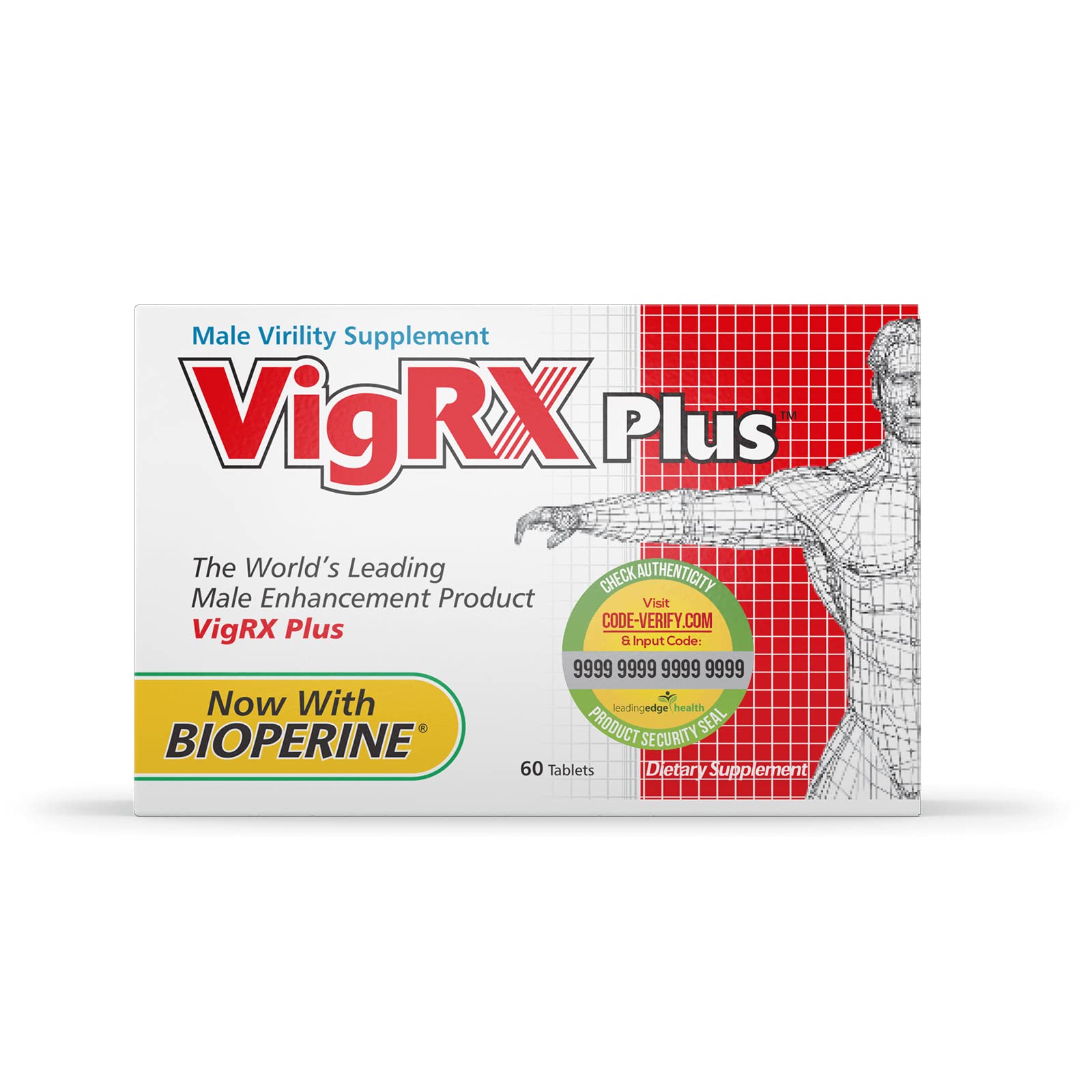 VigRX Plus, botella de tabletas diarias para energía y bienestar cotidiano