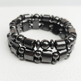 Pulsera hematita magnética VIKI LYNN, accesorio versátil para uso diario y estilo.