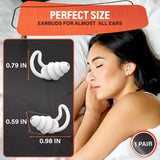 VIKROM tapones orejas silicona reutilizables para uso repetido y cómodo