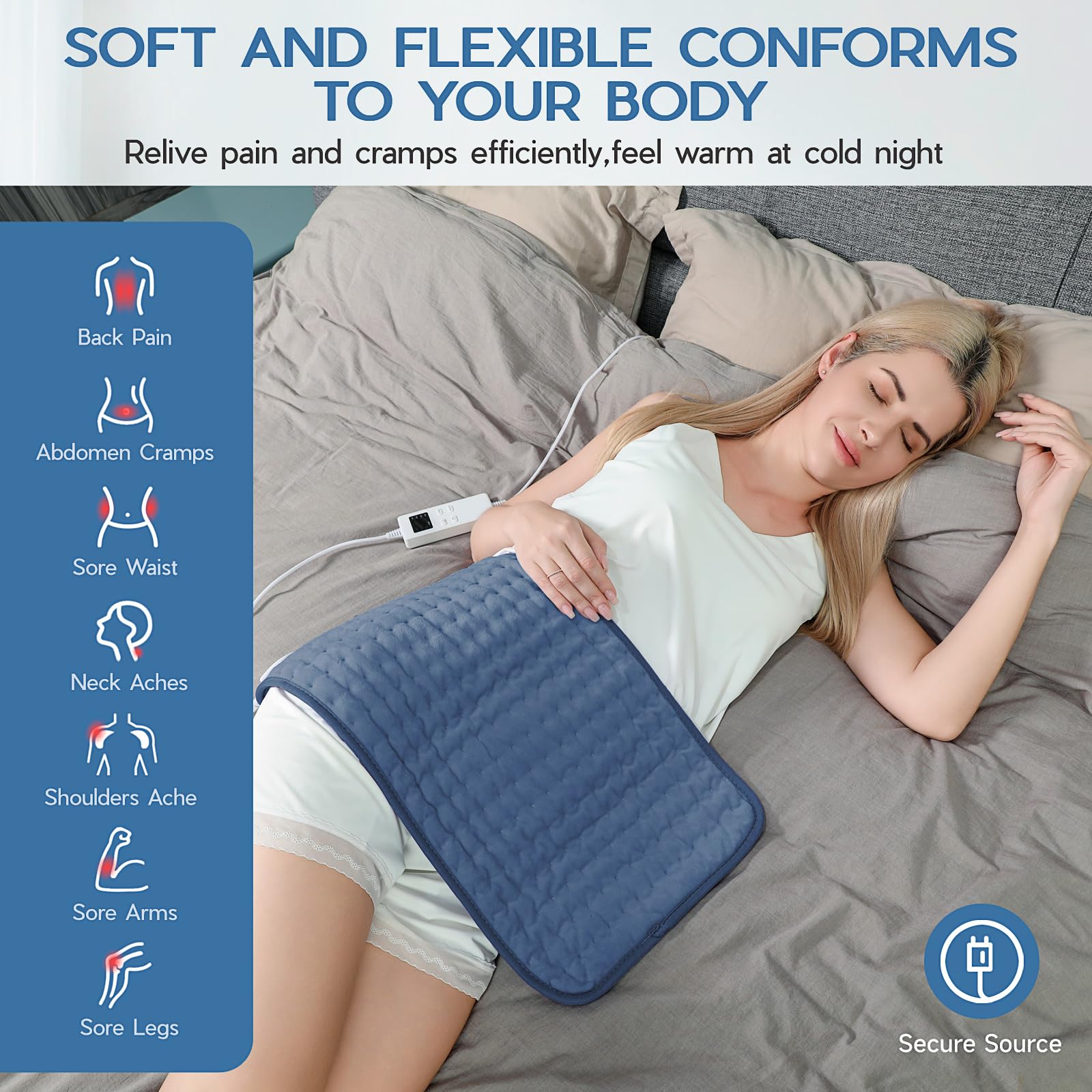 Cable largo vilicert para mayor flexibilidad en cama