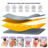 vilicert almohadilla de calor para cuello y hombros, confort y calor dirigido