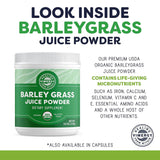 Uso versátil en batidos, agua o yogur con Vimergy Barley Grass.
