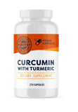 Vimergy curcumina cúrcuma: cápsulas líquidas en frasco para absorción rápida.