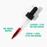 Vimergy Kids B12 líquido orgánico, mezcla fácil con agua.