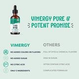 Vimergy Kids B12, frasco de 55 ml, formato práctico.