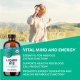 Botella con gotero-medidor para dosis precisas de Vimergy B12.