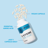Vimergy Lisina: dosis de 500 mg por cápsula para consistencia.