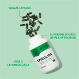 Vimergy Spirulina: cápsulas para añadir a bebidas y batidos vegetales