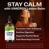 Dosis líquida de melisa Vimergy para mezclar en agua o jugo.