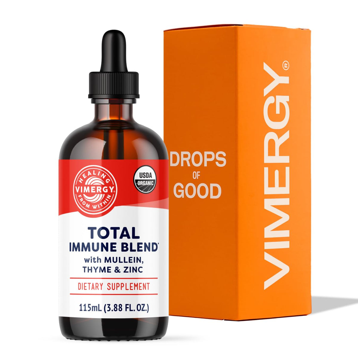 Vimergy Total Inmunidad Mezcla: botella 115 ml para uso diario