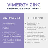 Etiqueta Vimergy en frasco, ingredientes limpios y sin aditivos.