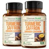 Vimerson Health azafrán 89 mg en botella, apoyo al ánimo y movilidad diaria.
