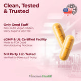 Extracto de cereza 10:1 en cápsulas de Vimerson Health para balance diario.