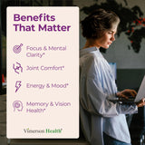 Vimerson Health cúrcuma 1000 mg en cápsulas para movilidad y bienestar.