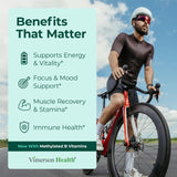 Forma avanzada 5-MTHF para mejor absorción en Vimerson Health.
