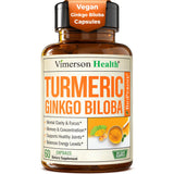 Vimerson Health Ginkgo Biloba: cápsulas para memoria y claridad mental.