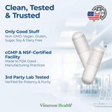 Magnesio glicinato de Vimerson Health para relajación nocturna