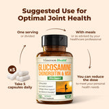 Vimerson Health Glucosamina Condroitina MSM: sello Non-GMO para seguridad