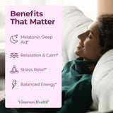Vimerson Health L-teanina y valeriana en cápsulas para relajar la mente.