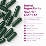 Mezcla de 42 frutas y vegetales con bioflavonoides cítricos.